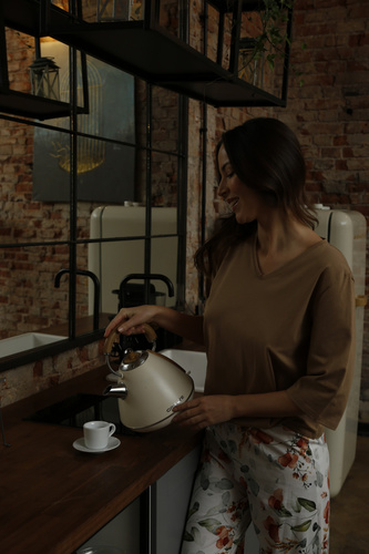 86666 Marcella Bluză pijama Seagull bej