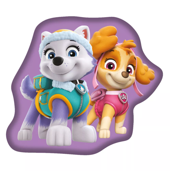 Pernă în formă de drăgălaș PAW Patrol Jerry Fabrics mov