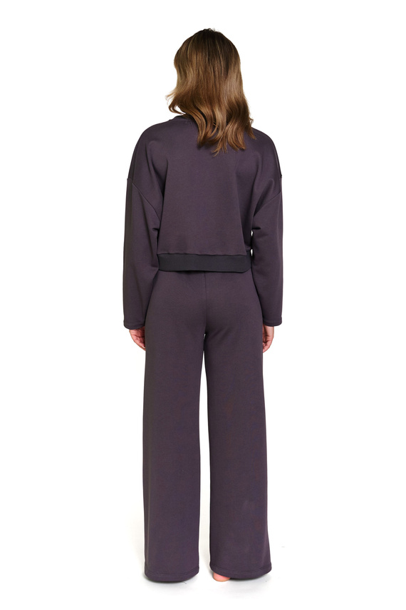 7360 Doctor Nap – Trening damă din bumbac cu pantaloni largi | Producția poloneză - fum