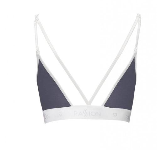 PS007 Top Biustonosz miękki Passion ciemny szary