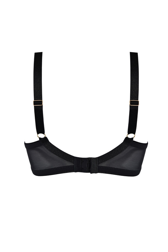 Mediolano Exclusive Soft 19257 Sutien moale negru din dantelă