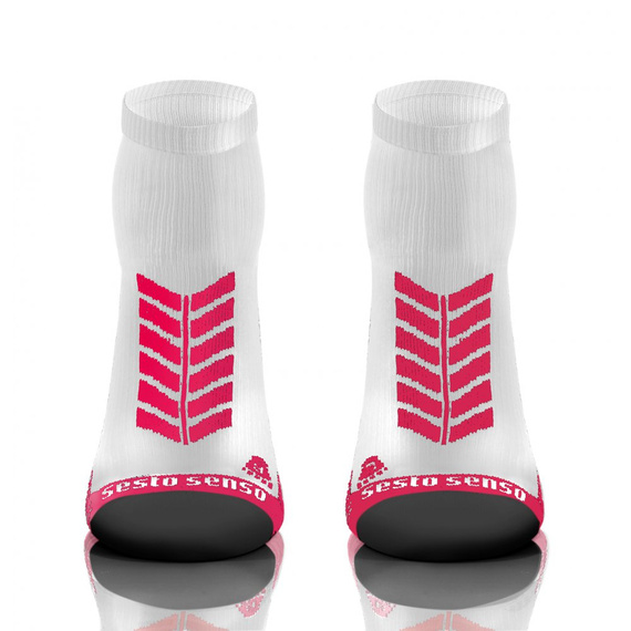 Ciorapi sport Sesto Senso ciorapi sport alb-roz