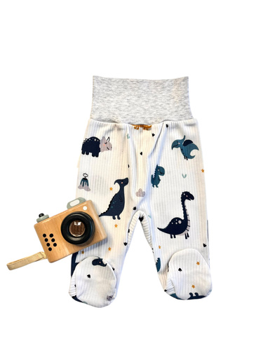 Mamatti PD15520 pijama bebelusi baieti - modele dinozauri, bumbac