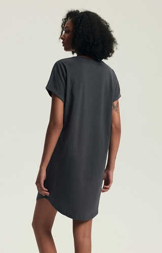 43687 Cămașă de damă Danna Henderson Gri – Bumbac, Mânecă scurtă, Imprimeu