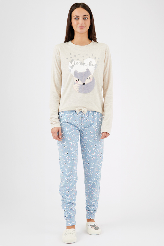 Zerda Sorbetto – pijamale de damă din bumbac cu aplicație 3D