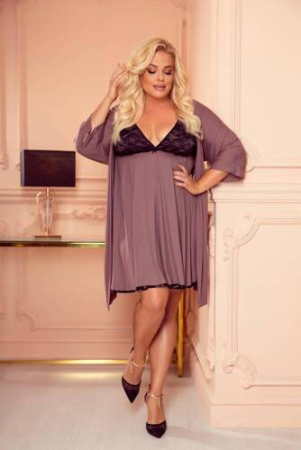 713 Cloche Forex cămașă de noapte - mocca