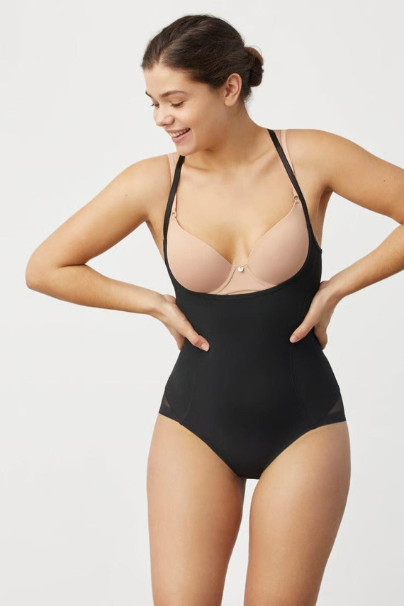 Sanet body fără bretele Kalimo - ecru