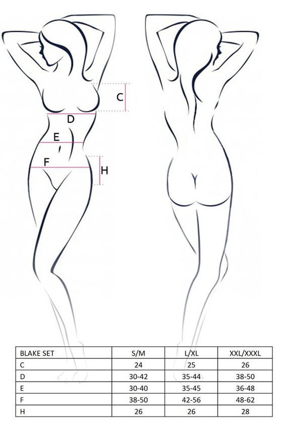 Blake Set Komplet Passion czarny