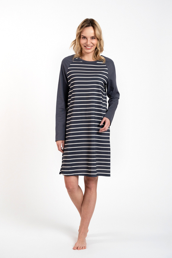 Oda cămașă de noapte Italian Fashion - imprimeu grafit