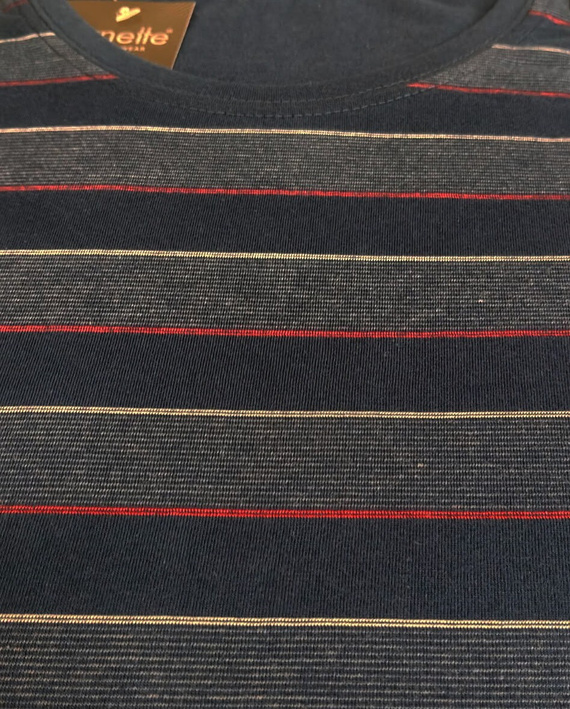 138/56 Cornette Diverse pijamale bărbați | Bumbac, dungi, mânecă lungă, cutie