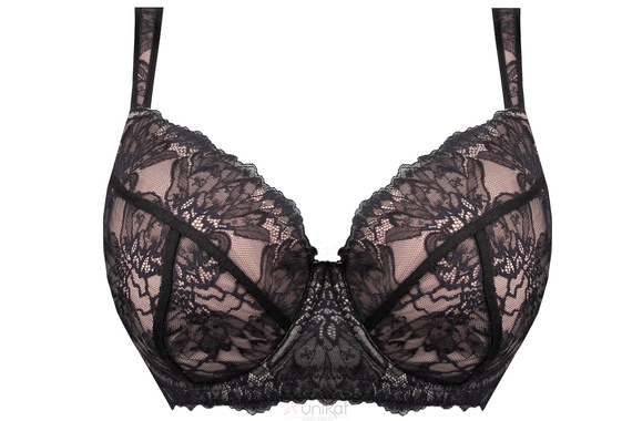Unikat Kiana sutien Full Cup buretat negru