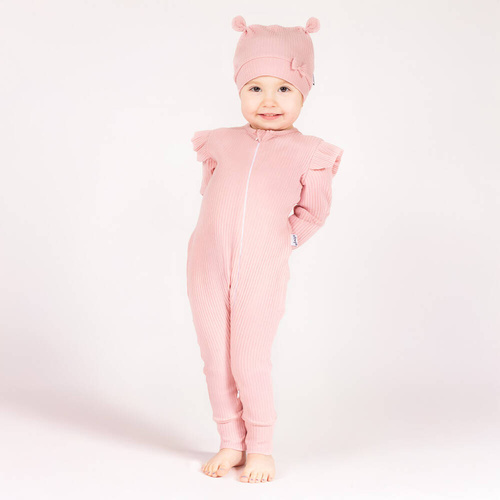 213032 Salopetă Nelly Nicol fără picioare - roz