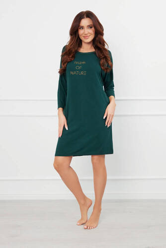 Natura 3/4 cămașă de noapte Italian Fashion - verde