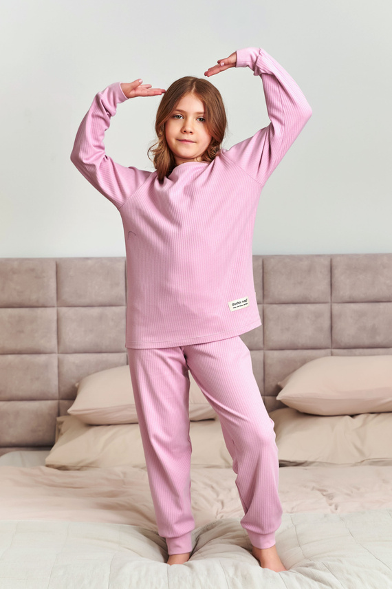 7351 Pijamale copii bumbac Doctor Nap - confort clasic - papaya