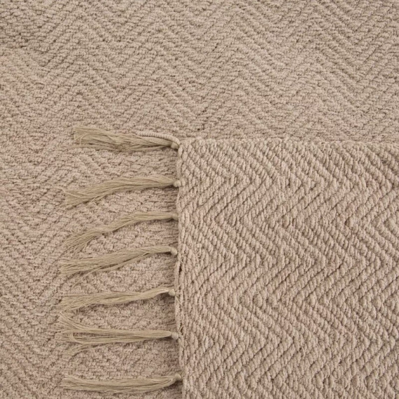 Milo Patura cuvertura de pat cu franjuri Eurodraperii bej