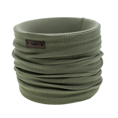 218269 Ursul Yoghin Nicol Komin - eșarfă pentru copii din bumbac kaki