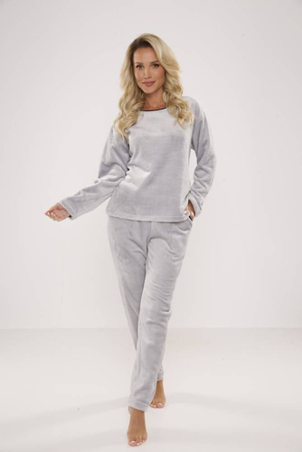 669 Pijama moale de damă De Lafense - gri