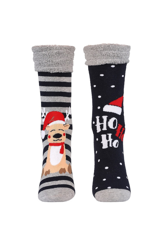 Șosete de damă Moraj CSL450-039 - festive, călduroase, cu interior din material terry