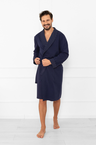 Halat pentru bărbați Gerard - 100% bumbac, croială clasică cu un finisaj elegant Modă italiană 