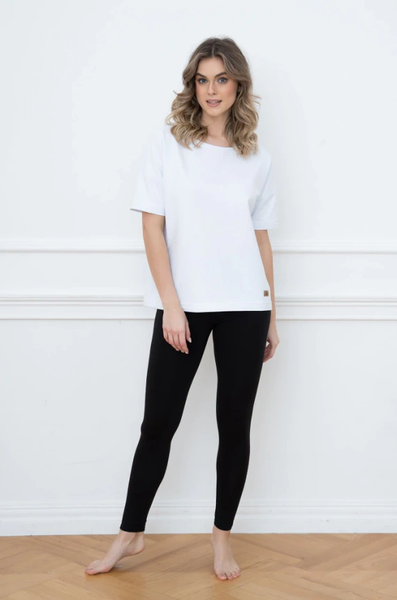 Alta Bluză cu mânecă scurtă Italian Fashion - alb