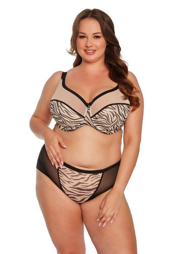 BSM 1234 Alia sutien semi-padded Gaia negru bej
