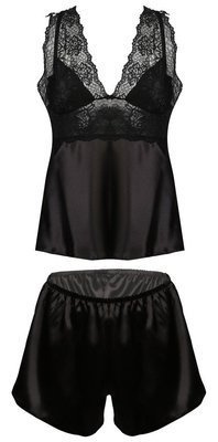 Clarisse Komplet damski DKaren - czarny