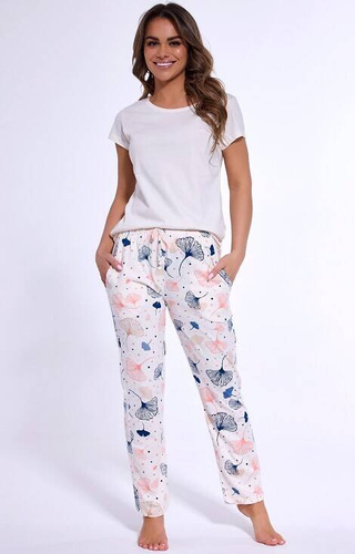 690/44 Pantaloni de pijama Cornette - ecru