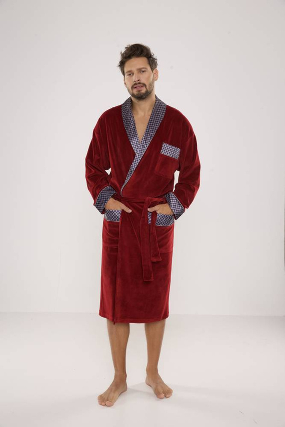 773 Bonjour halat de baie forex pentru bărbați - maro