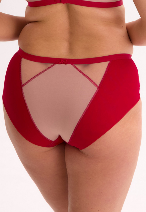 GFP 1273 Aina Gaia roșu – chiloți clasici din microfibră și dantelă