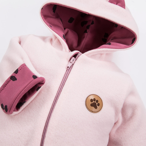 Costum din lână Run & Fun Eevi - roz