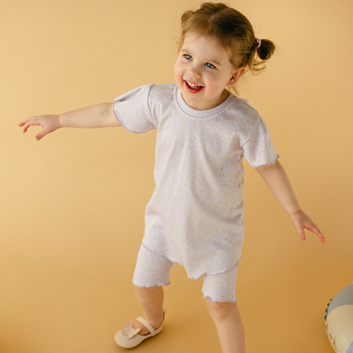 Bluză cu mânecă scurtă Meadow Eevi - mov