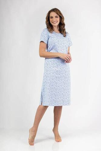 149 Cămașă de noapte Regina - albastră