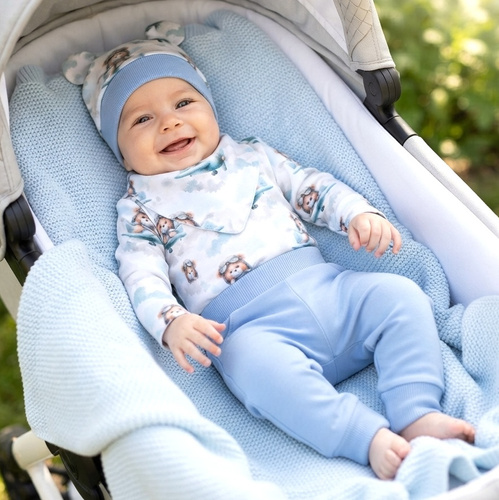 NINI ABK-0059/PIL set pentru bebeluși 4 piese Baby Bear Pilot