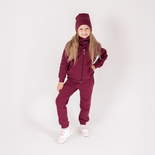 141304 Set palarie + esarfa Nicol - roz