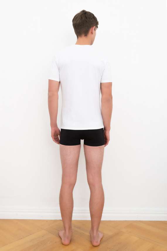 Ikar Tricou cu mânecă scurtă pentru bărbați Italian Fashion - alb 