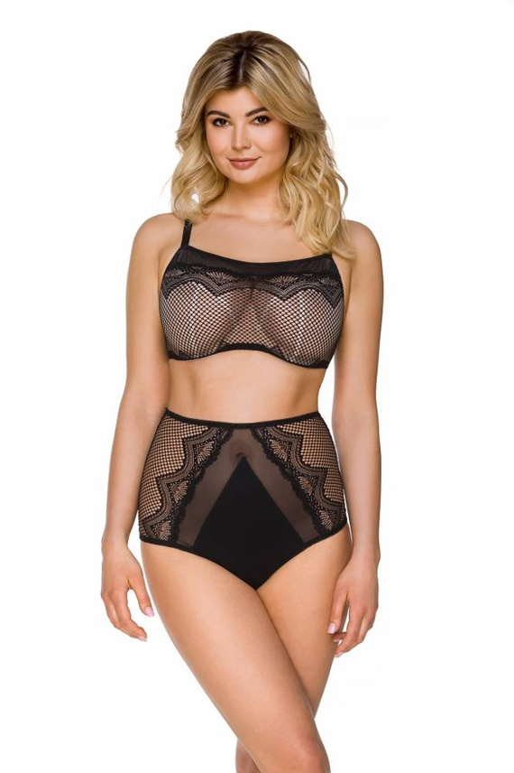 2221 Chiloți cu talie înaltă pentru femei Lupoline - negru 