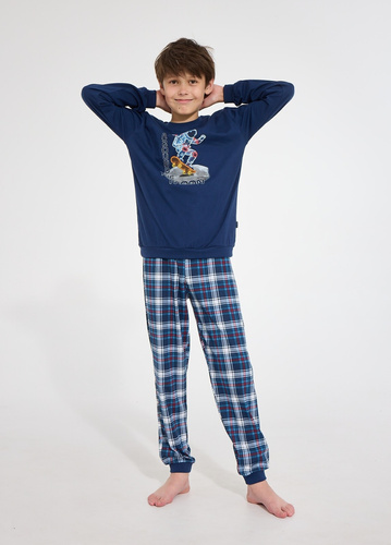 Pijamale băieți Cornette Young Boy 966/191 Astronaut 100% bumbac