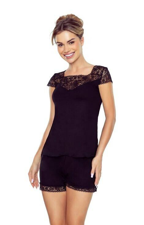 Pijama de damă Gerda First Lady Eldar - neagră