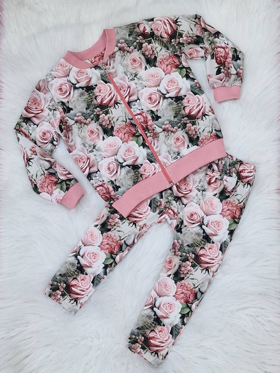 Pantaloni bebe Agnes Bambarillo, flori