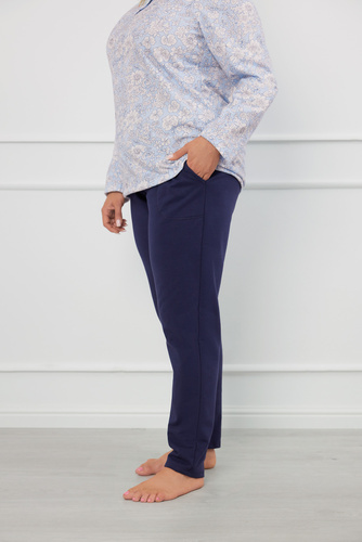 Jowita Pijama pentru femei cu mâneci lungi, pantaloni lungi Italian Fashion