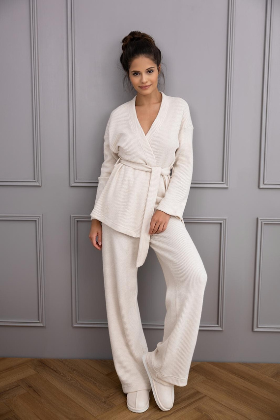 Pijamale pentru femei Journey Sensis - Îmbrăcăminte de casă tricotată tip Waffle