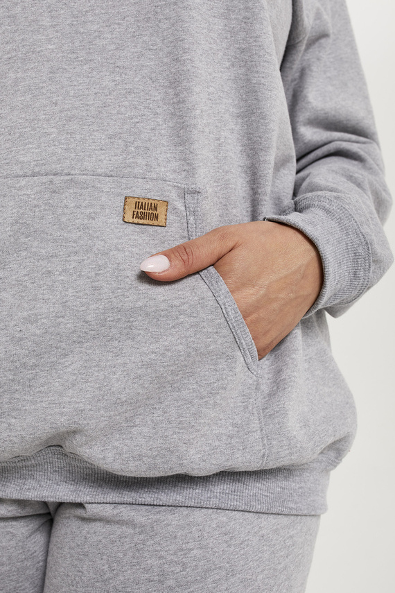 Set lung pentru femei Fox. mânecă, lungime. pantaloni Italian Fashion - melange