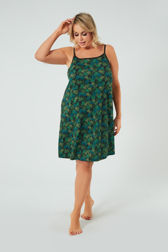 Cămașă de noapte Chill, curea îngustă Modă italiană - print