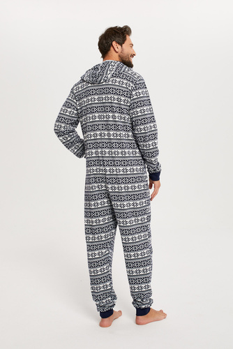 Alaska Salopetă pentru bărbați Italian Fashion - albastru marin