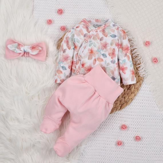 ABN-5411 Body plic Nini cu mâneci lungi Colorful Flowers