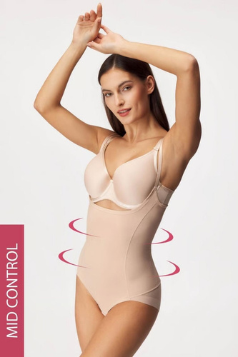 Sanet body fără bretele Kalimo - ecru