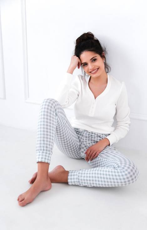 Pijama pentru femei Desire Sensis - ecru