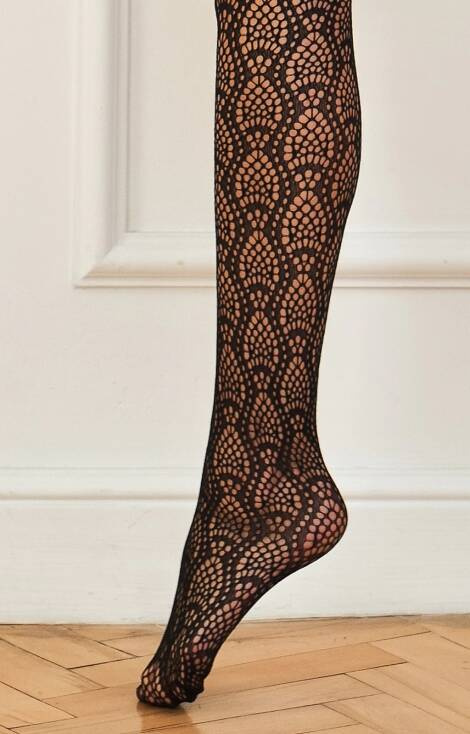 Colanti dama Carino Vaneziana - nero