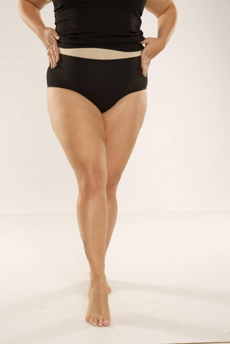 018 Sara Chiloți cu talie înaltă De lafense - negru