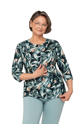 201 Maria II Martel pijamale dama negru turcoaz 21